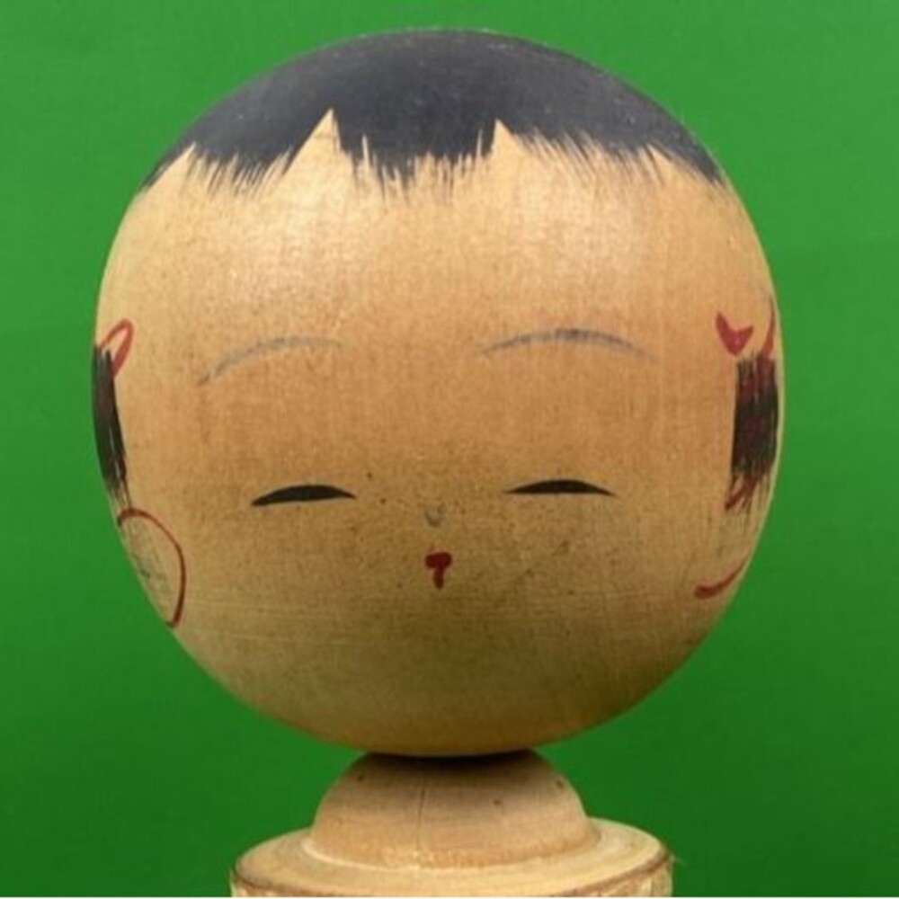 RARE-Vintage Sosaku Kokeshi Doll Wood Hand Painted
